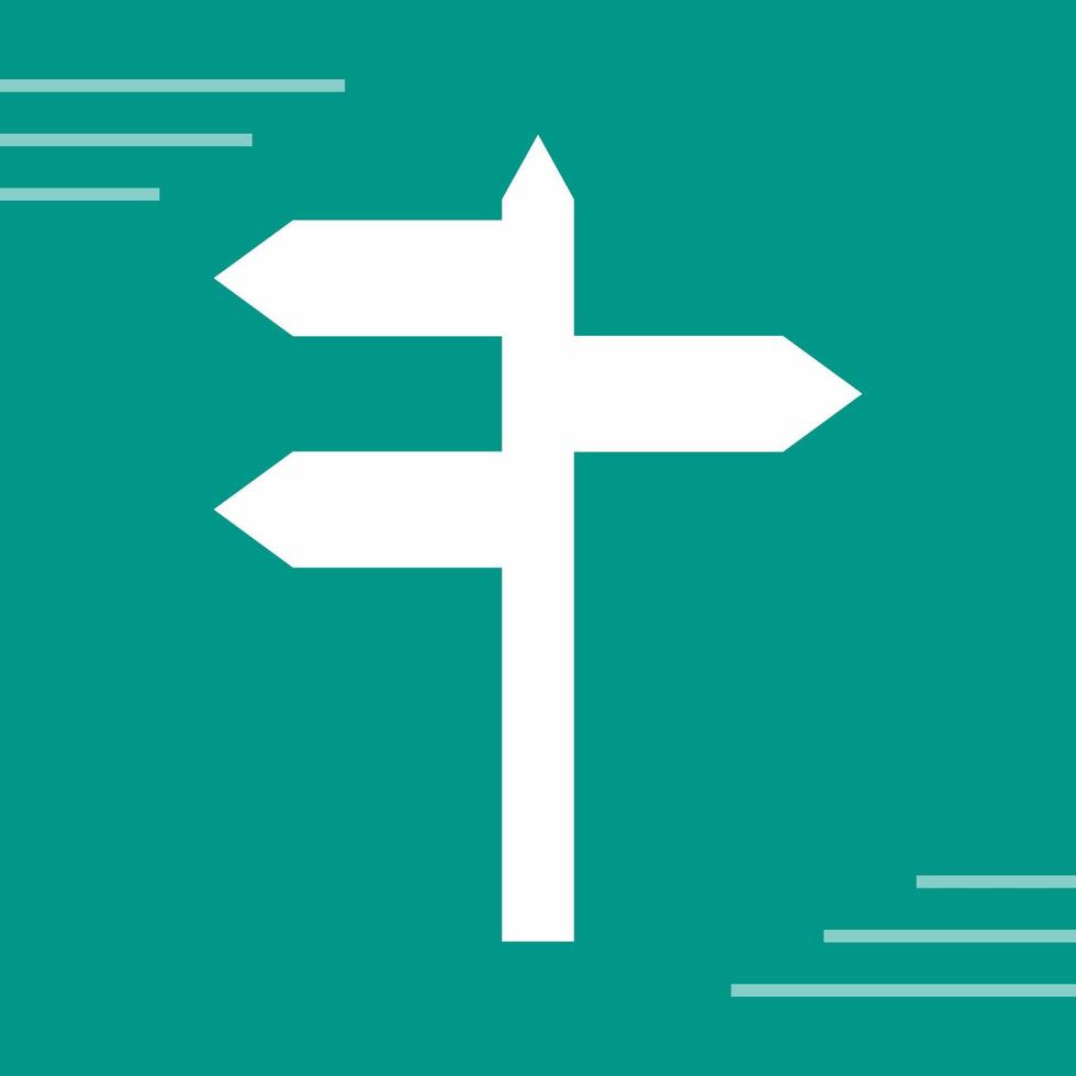 Street Sign Vector Icon