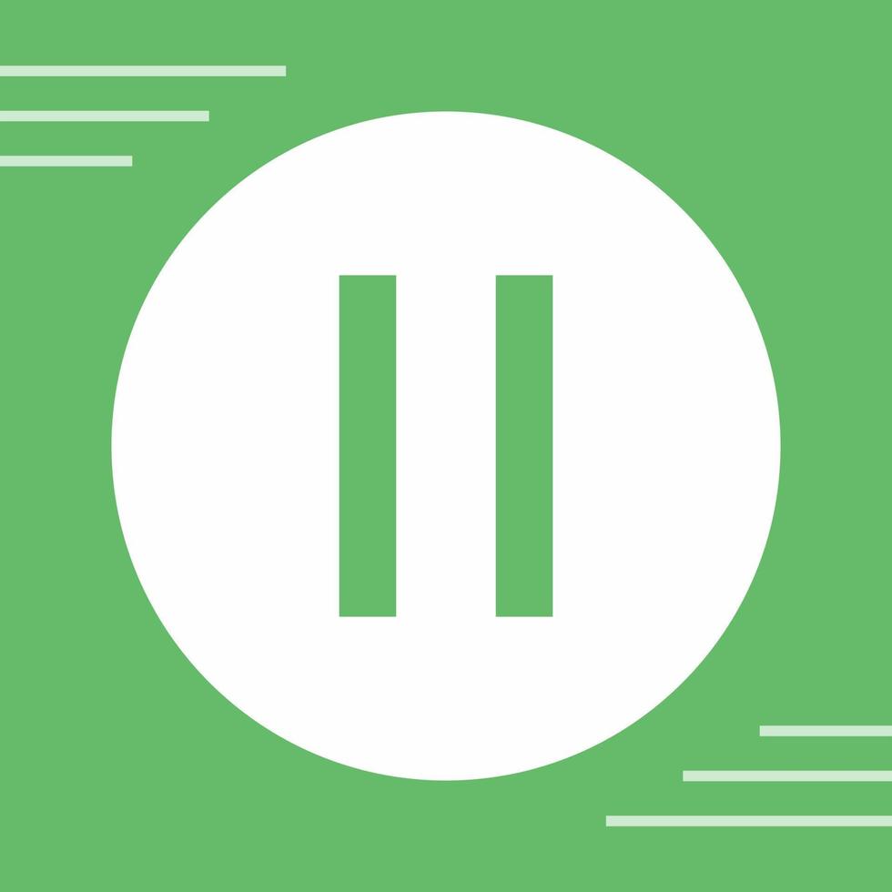 Pause Vector Icon
