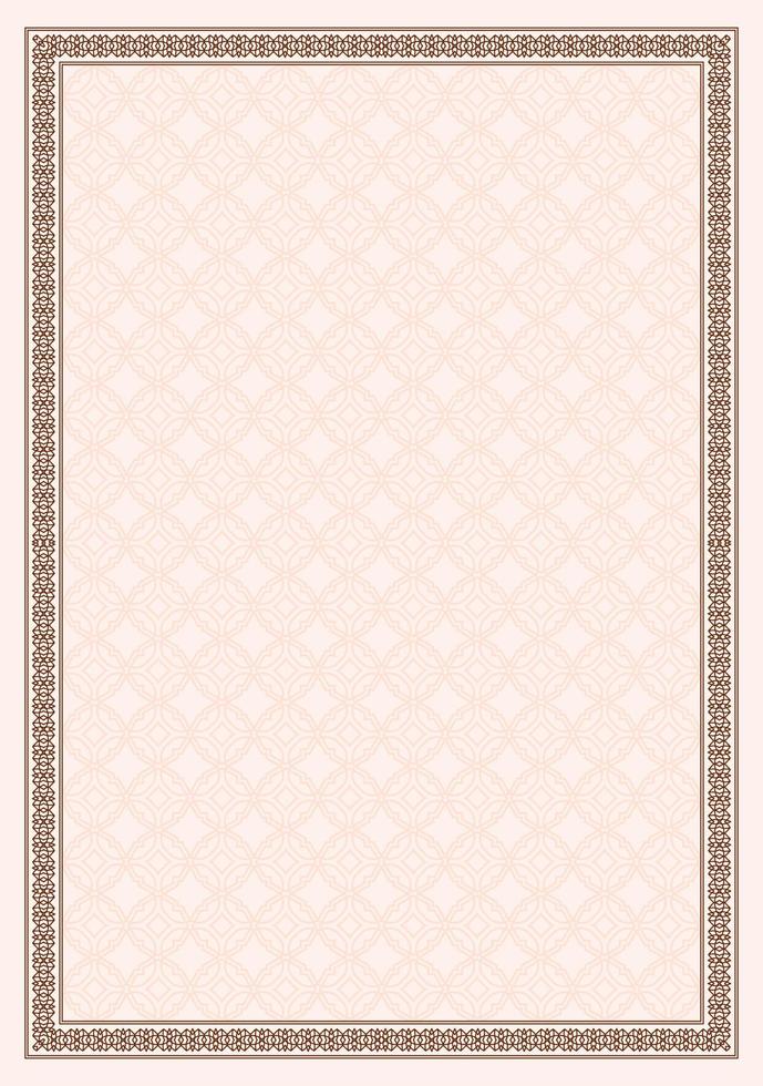 Vector elegant frame with ornament