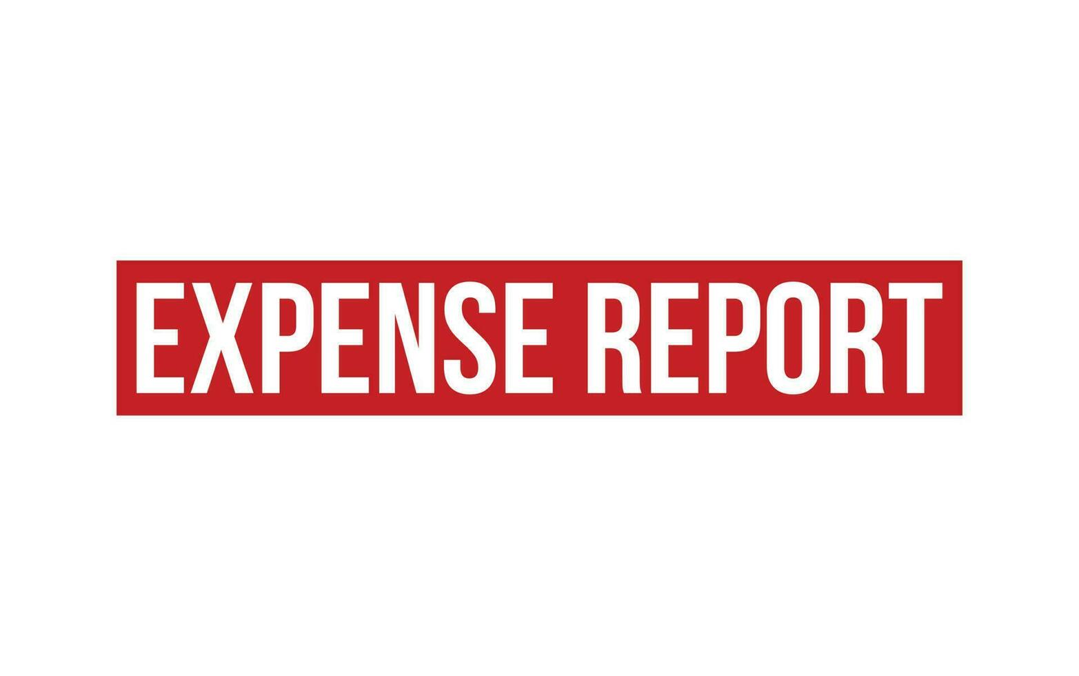 Expense Report Rubber Stamp Seal Vector