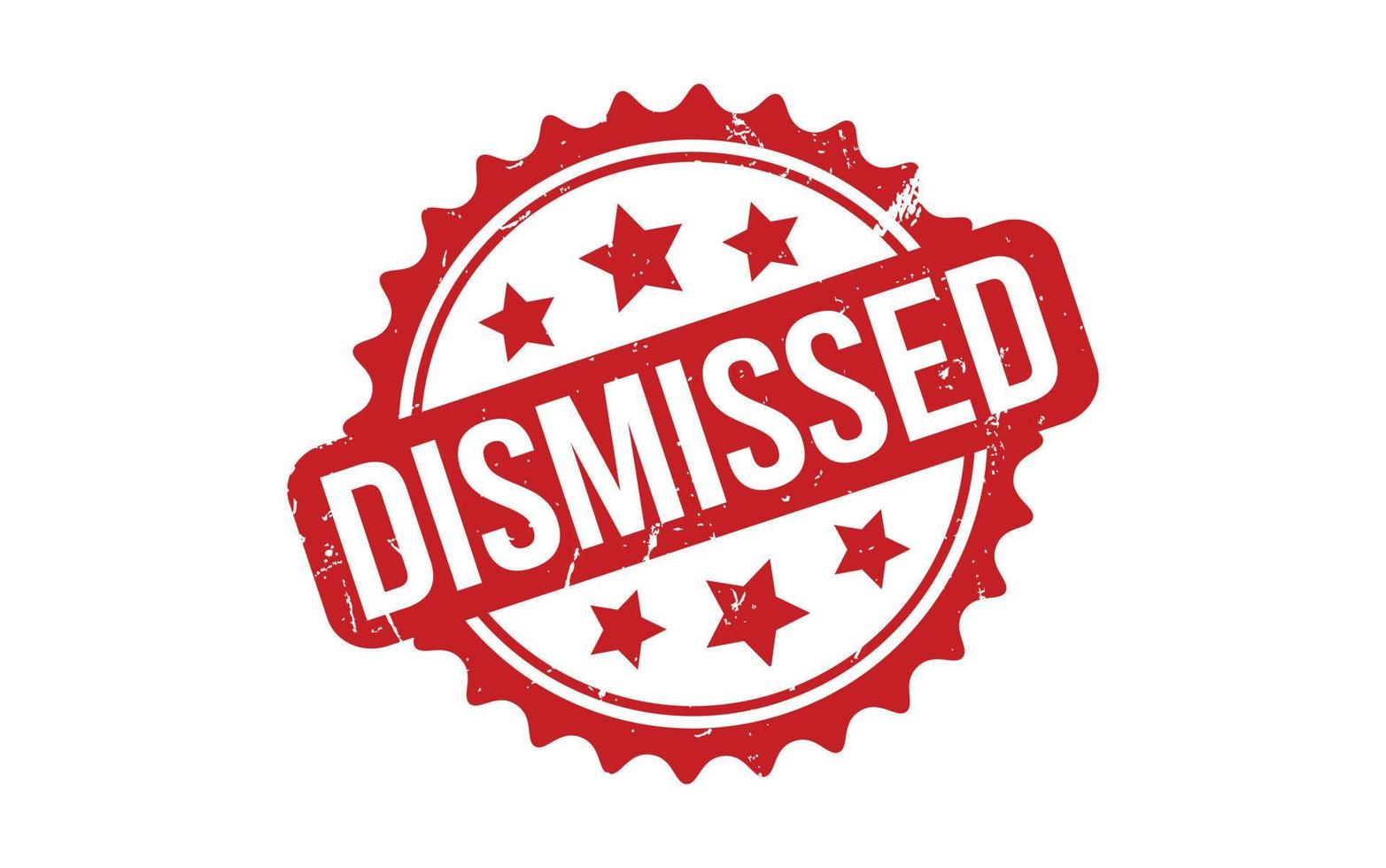 Dismissed stamp Stock Vector