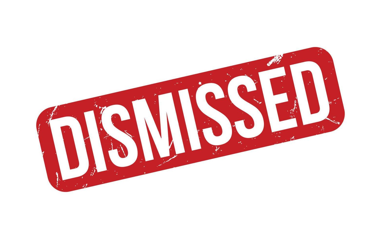 Dismissed rubber stamp Royalty Free Vector Image