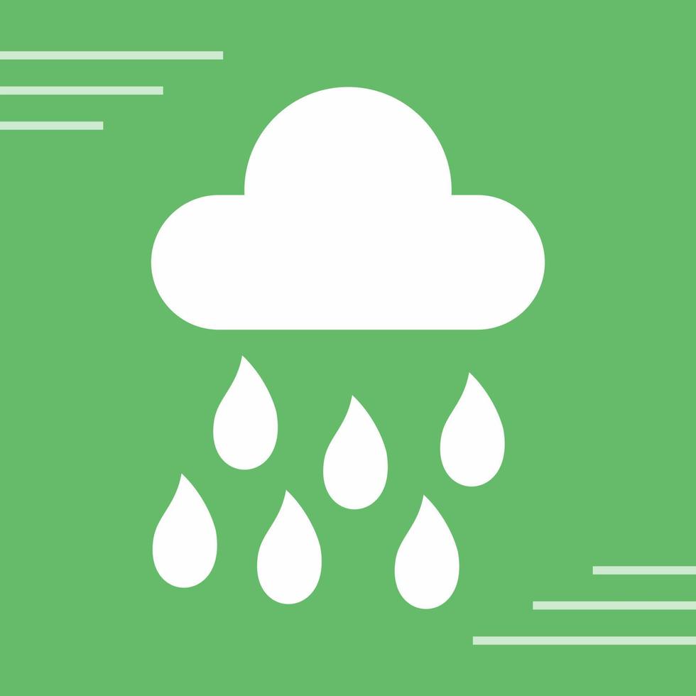 Raining Vector Icon