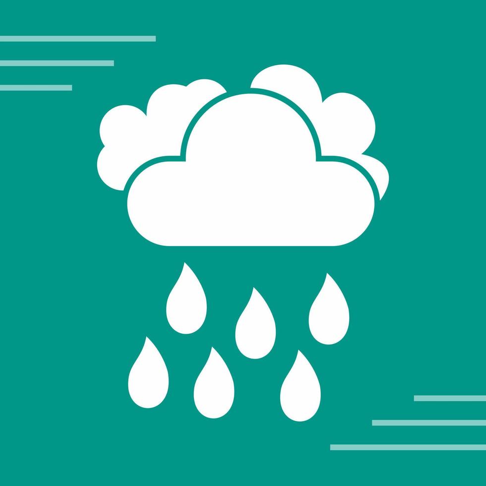 Light Rain Vector Icon