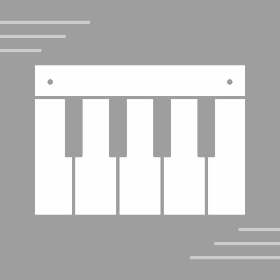 icono de vector de piano