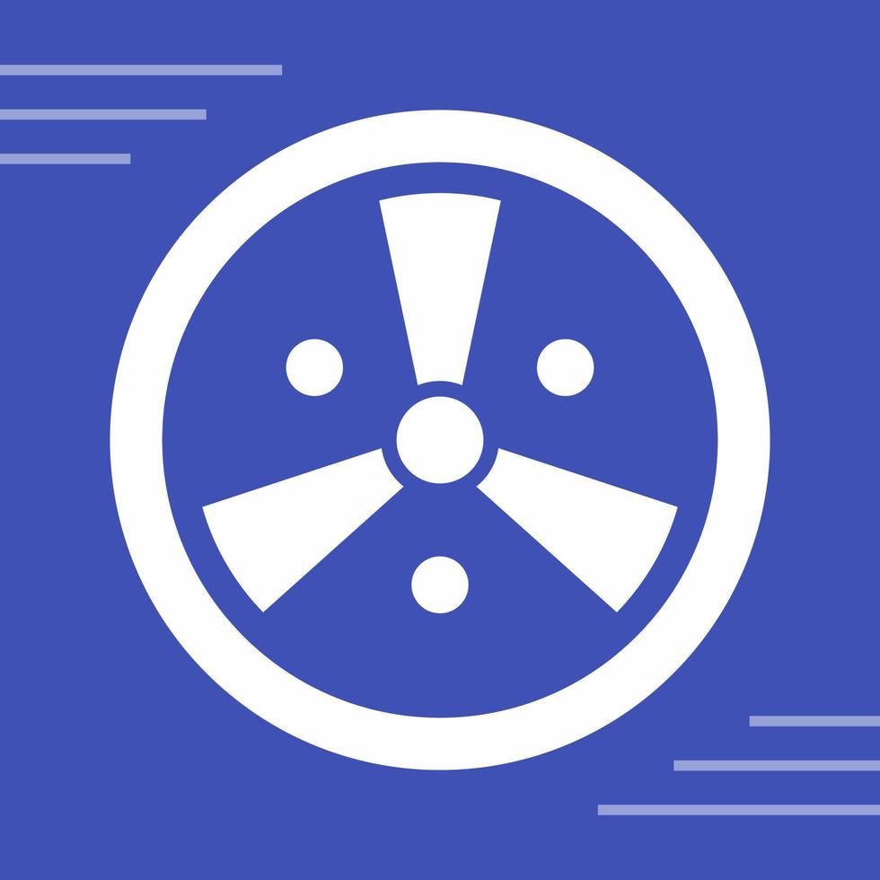 Radiation Vector Icon