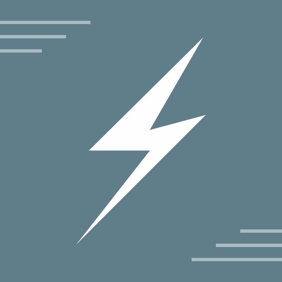 Lightening Vector Icon