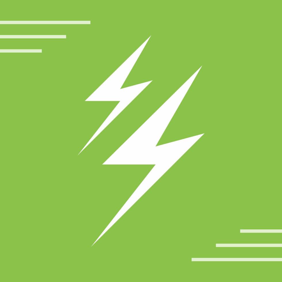 Lightning Vector Icon