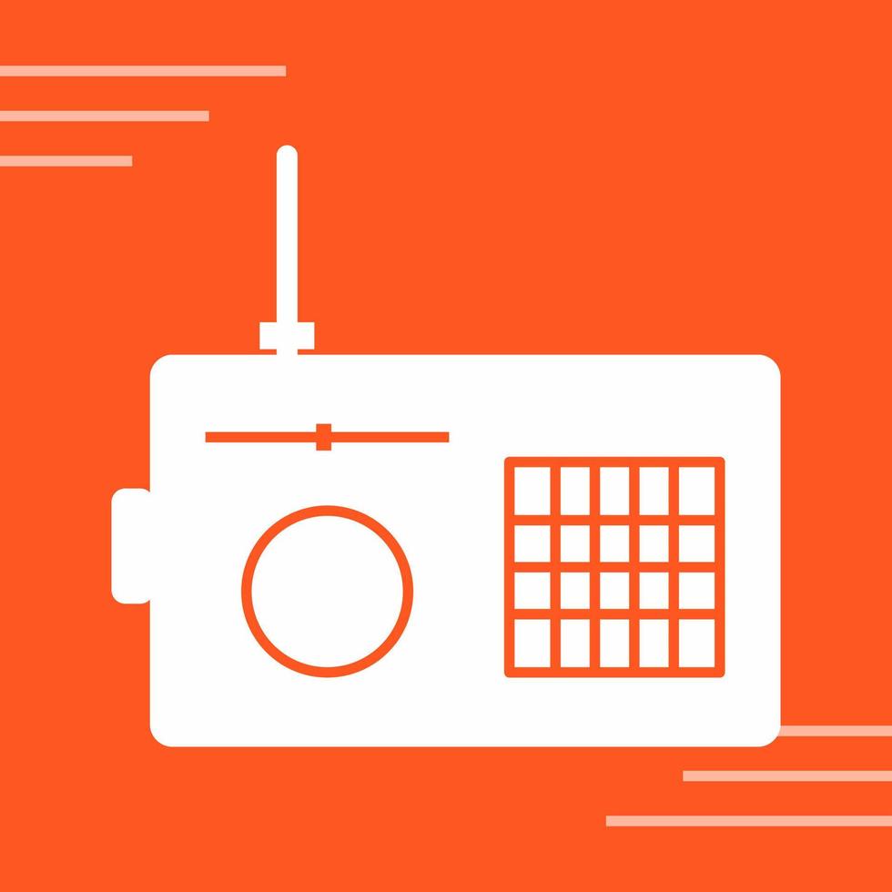 Radio Vector Icon