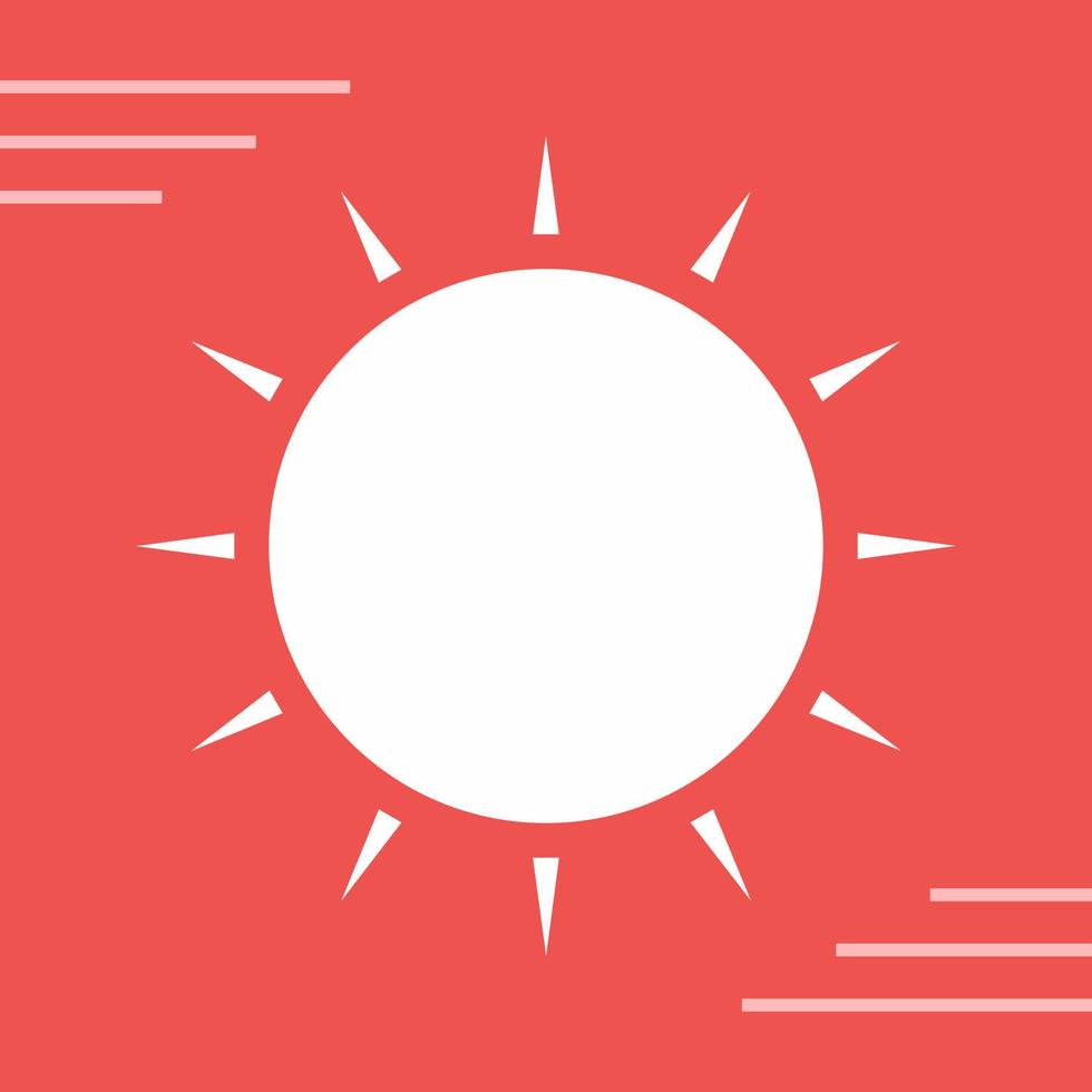 Sun Vector Icon