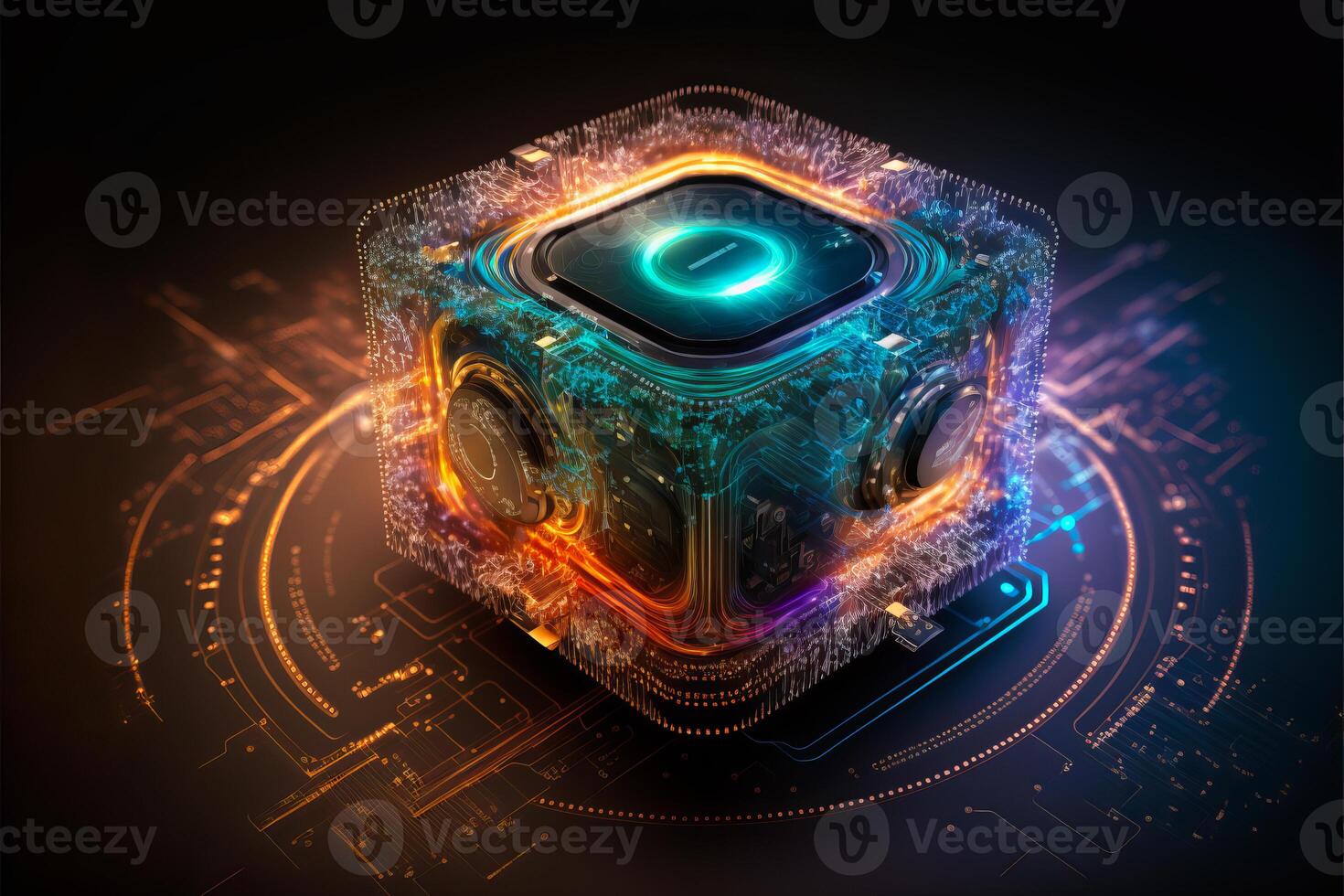 Artificial intelligence digital lens. 22853457 Stock Photo at Vecteezy