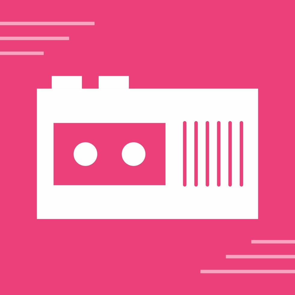 Tape Recorder Vector Icon