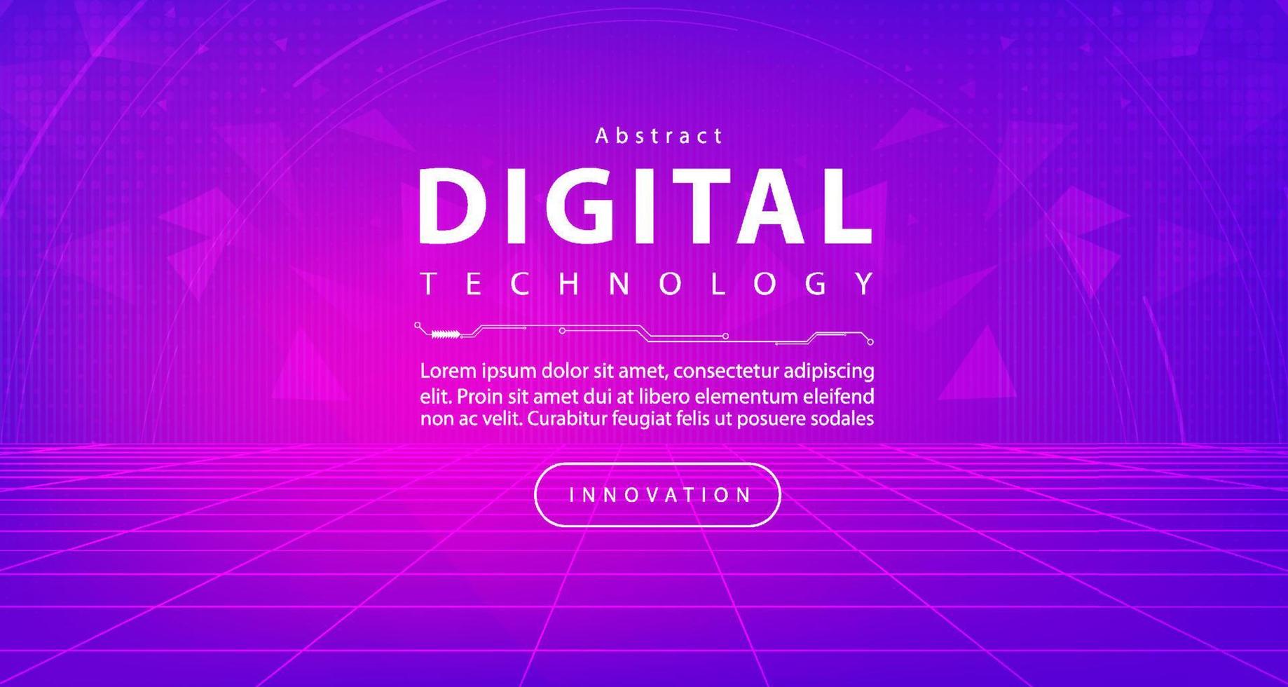 tecnología digital abstracta circuito futurista fondo rosa azul, tecnología de ciencia cibernética, futuro de comunicación de innovación, datos grandes ai, conexión de red de Internet, vector de ilustración de alta tecnología en la nube