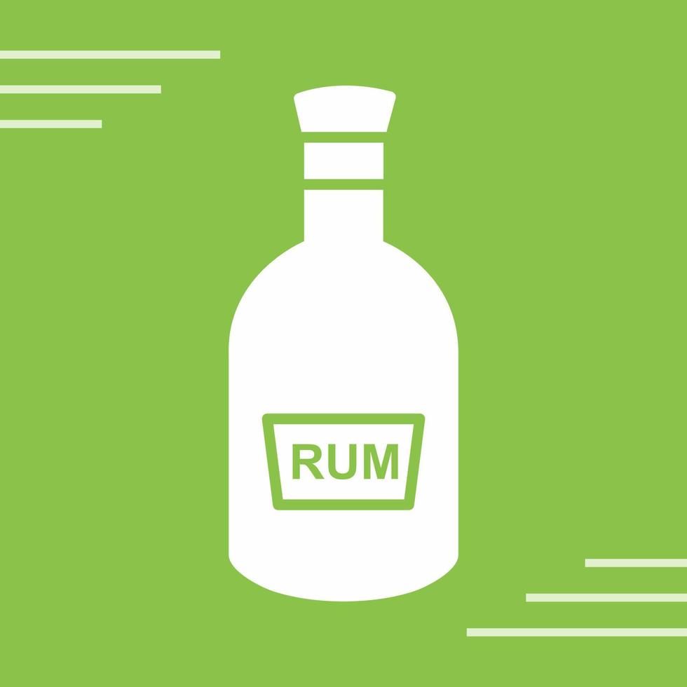 Bottle of Rum Vector Icon