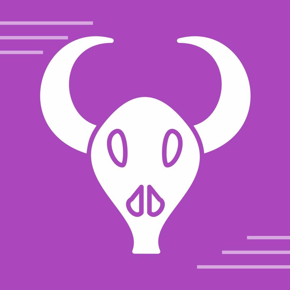 Bull Horns Vector Icon