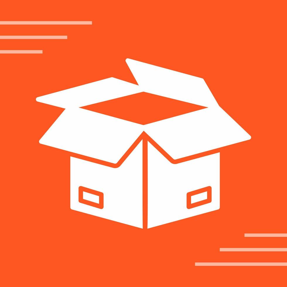 Open Box Vector Icon