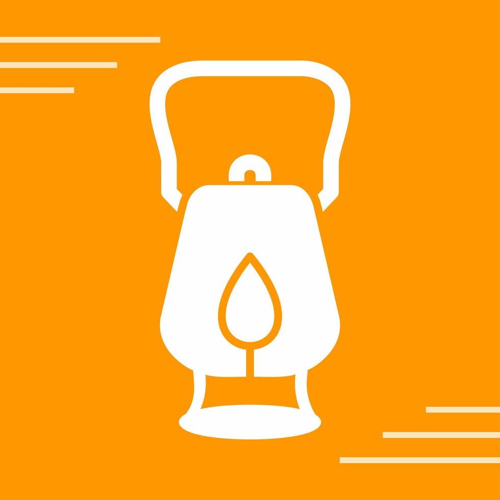 Oil Lamp Vector Icon