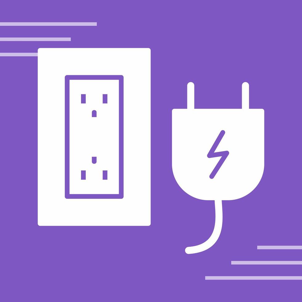 Plug and Socket Vector Icon