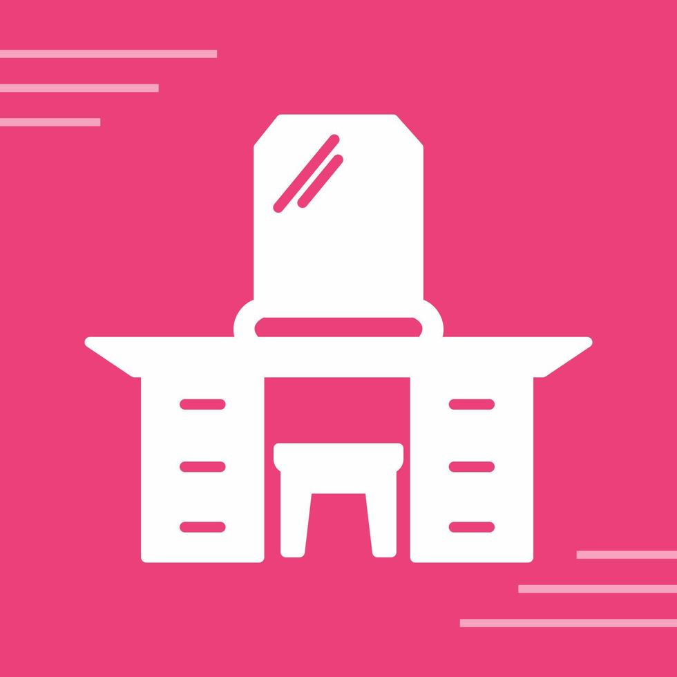 Dressing Table Vector Icon