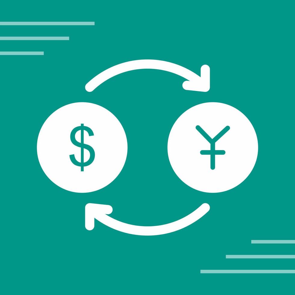 Dollar to Yen Vector Icon