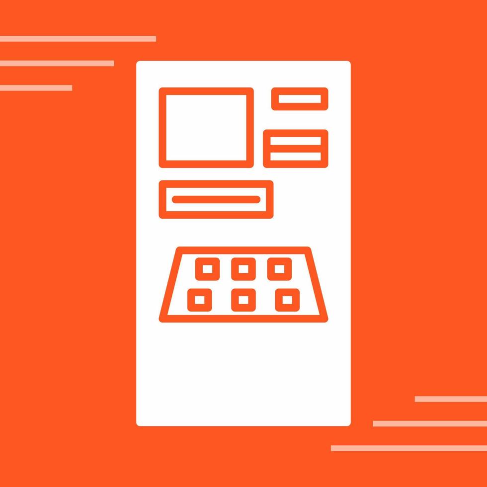 Cash Machine Vector Icon
