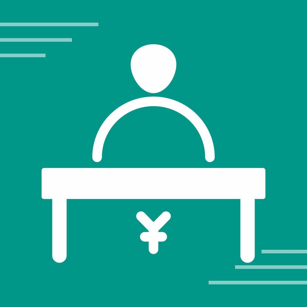 Cashier Vector Icon