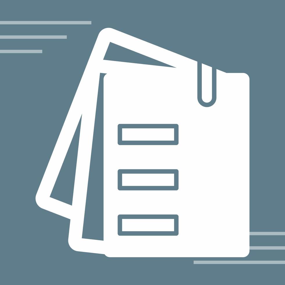 Attached Documents Vector Icon