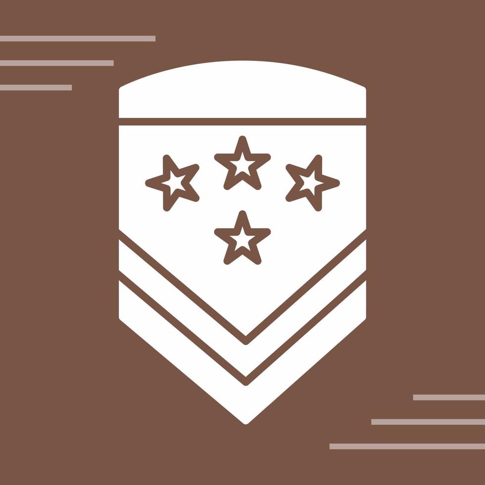 Military Badge Vector Icon