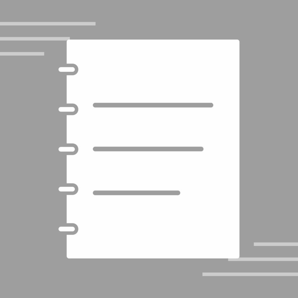 Notepad Vector Icon