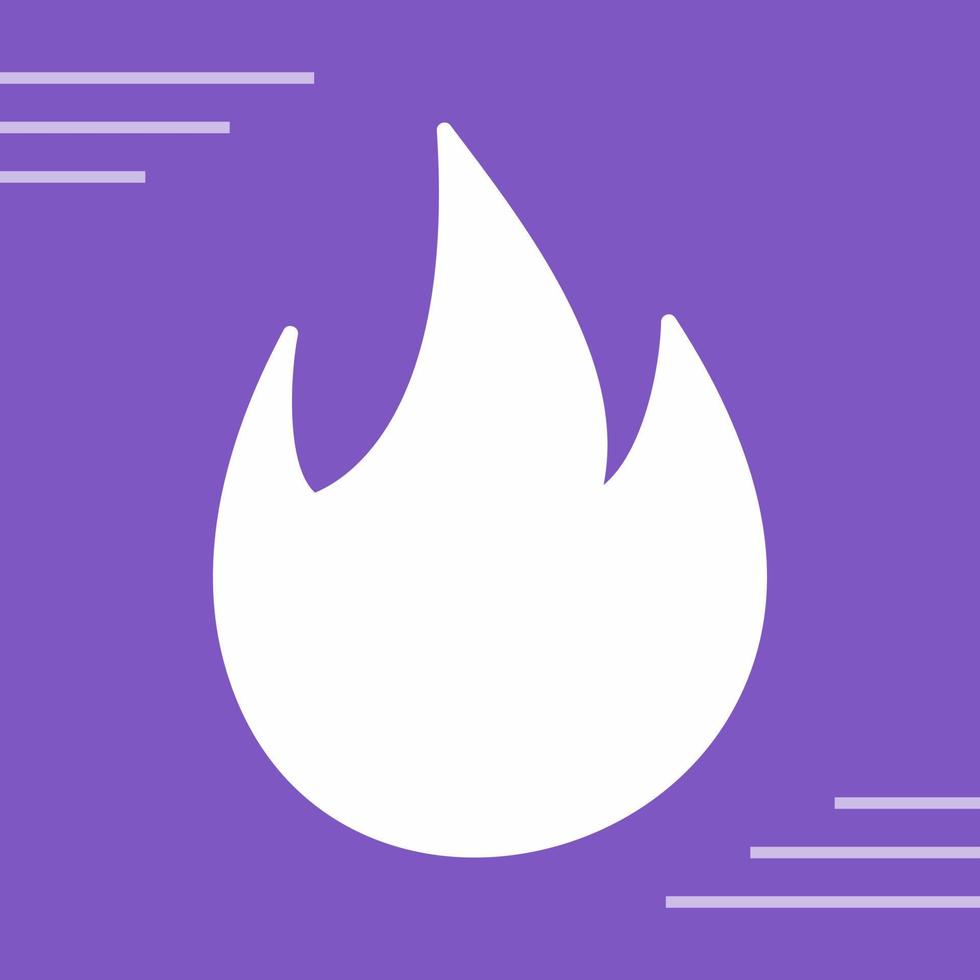 icono de vector de fuego