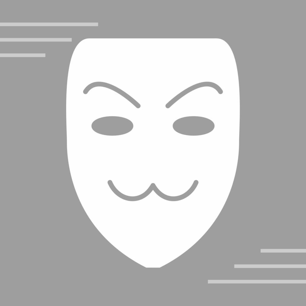 icono de vector de máscara de hacker