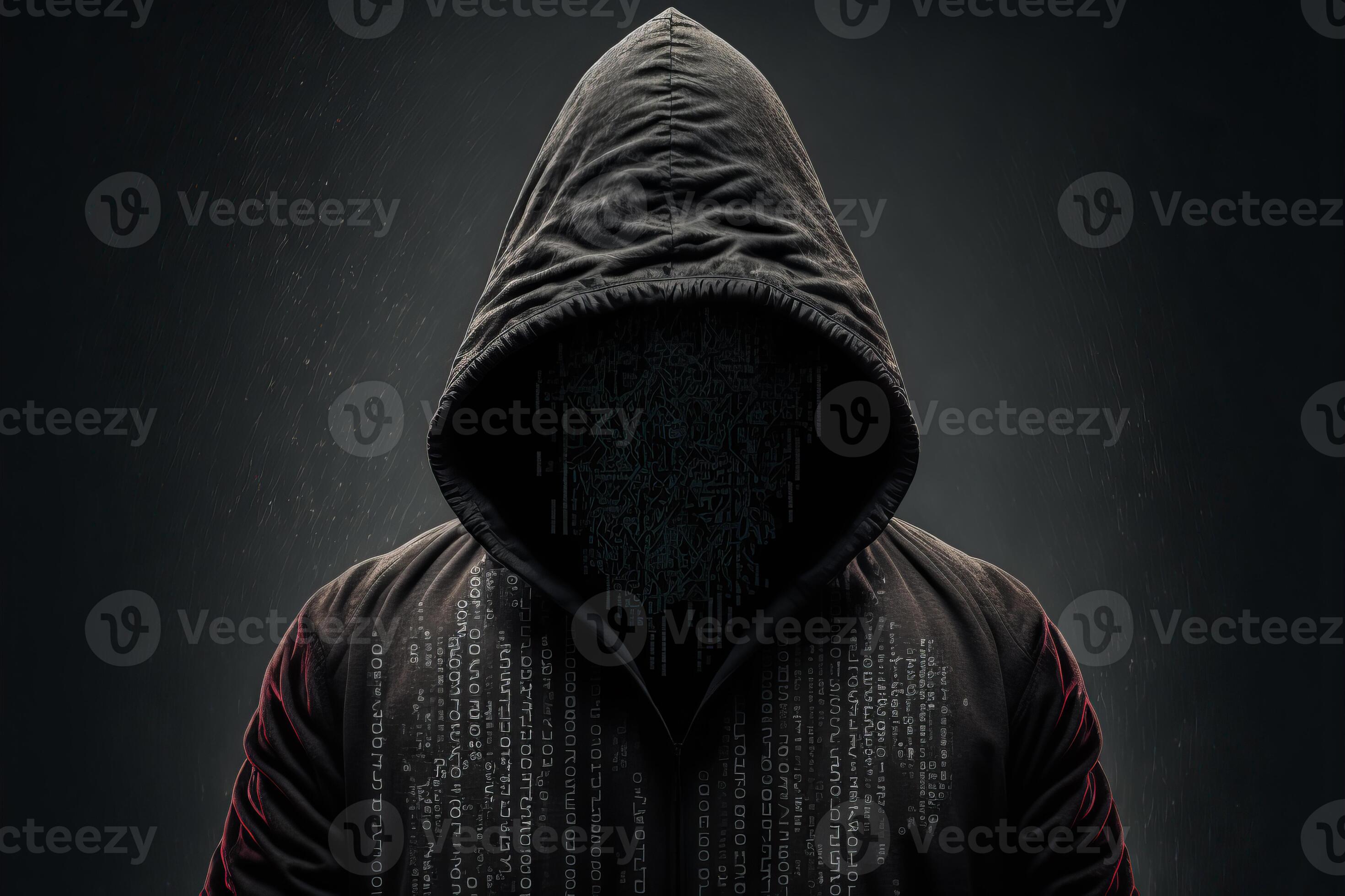 Hacker in virtual world 22854446 Stock Photo at Vecteezy