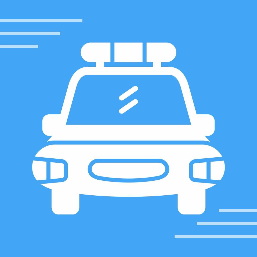 Police Car Vector Icon