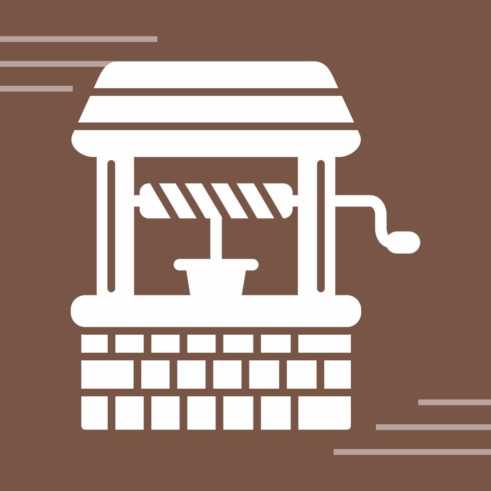 Water Well Vector Icon