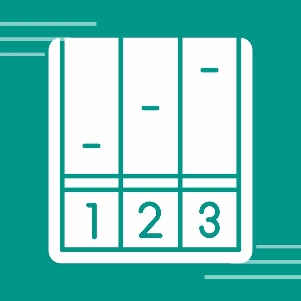 Running Track Vector Icon