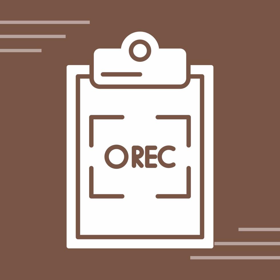 Record Vector Icon