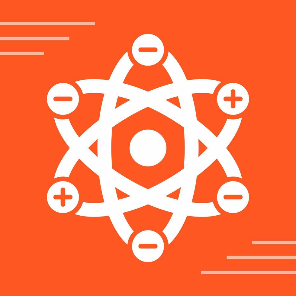 Atom Structure Vector Icon