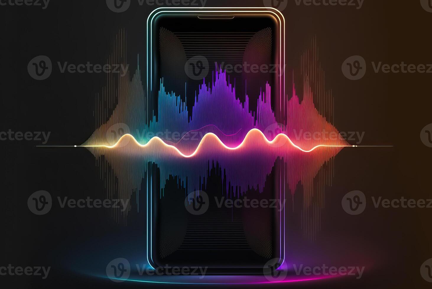 Voice assistant technology concept, photo