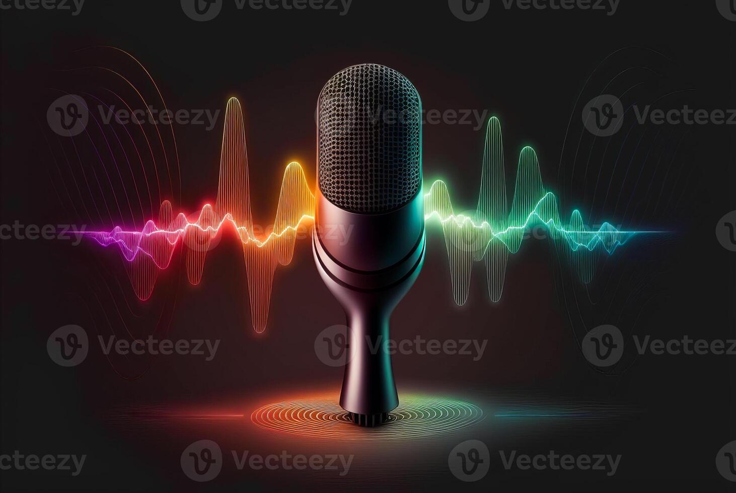 Voice assistant technology concept, photo