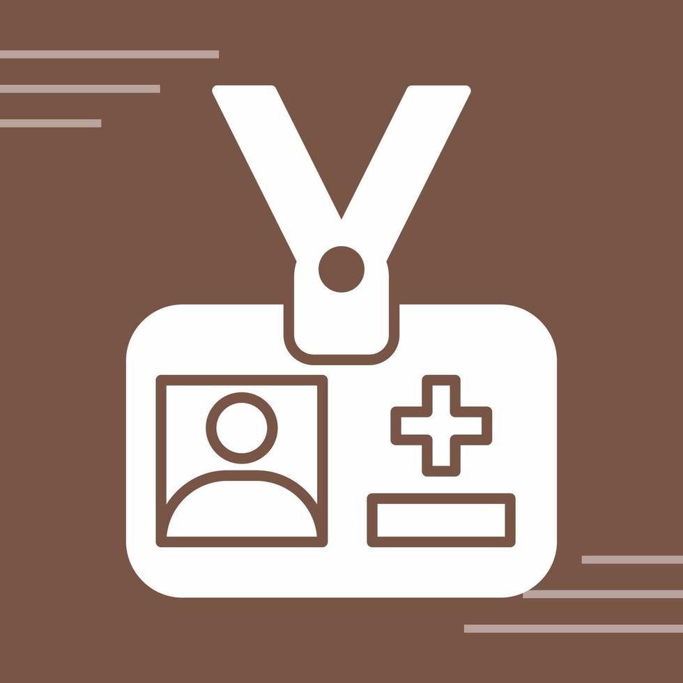 Medical Id Vector Icon