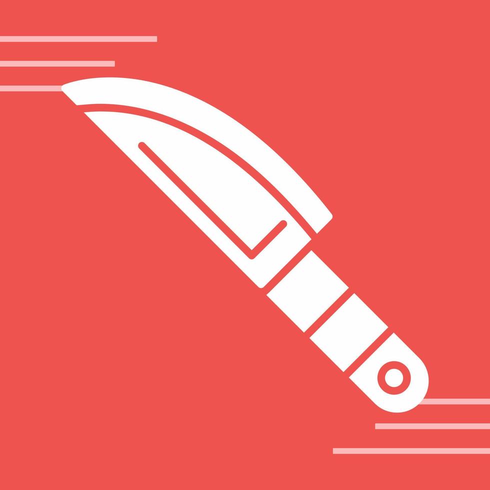 icono de vector de cuchillo