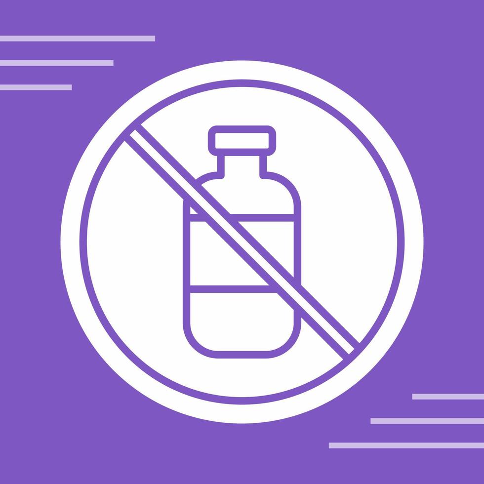 No Liquids Vector Icon