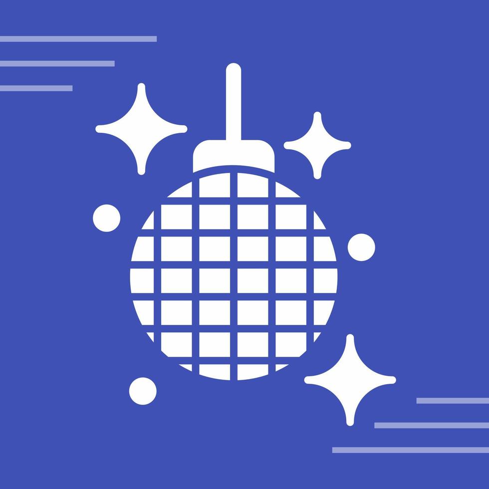 icono de vector de bola de discoteca