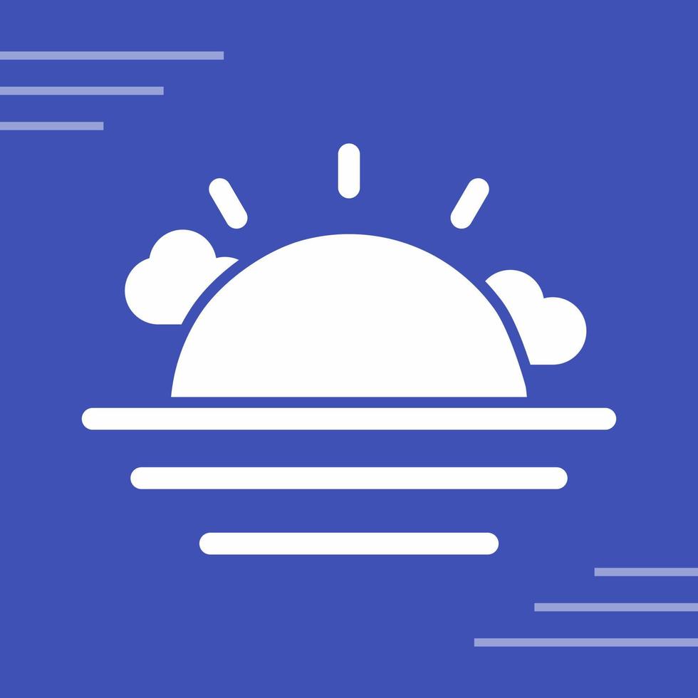 Sunset Vector Icon