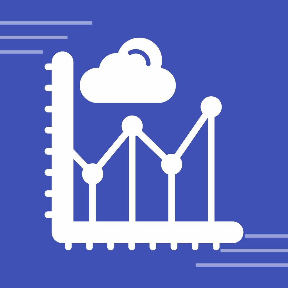 icono de vector de pronóstico