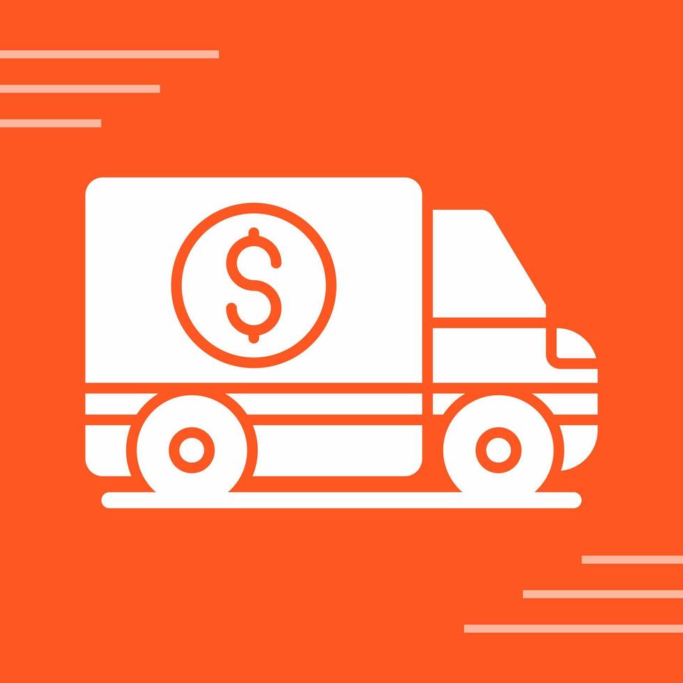 Money Truck Vector Icon