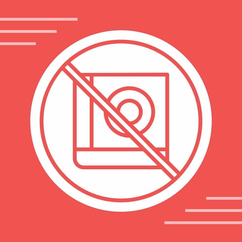 No Education Vector Icon