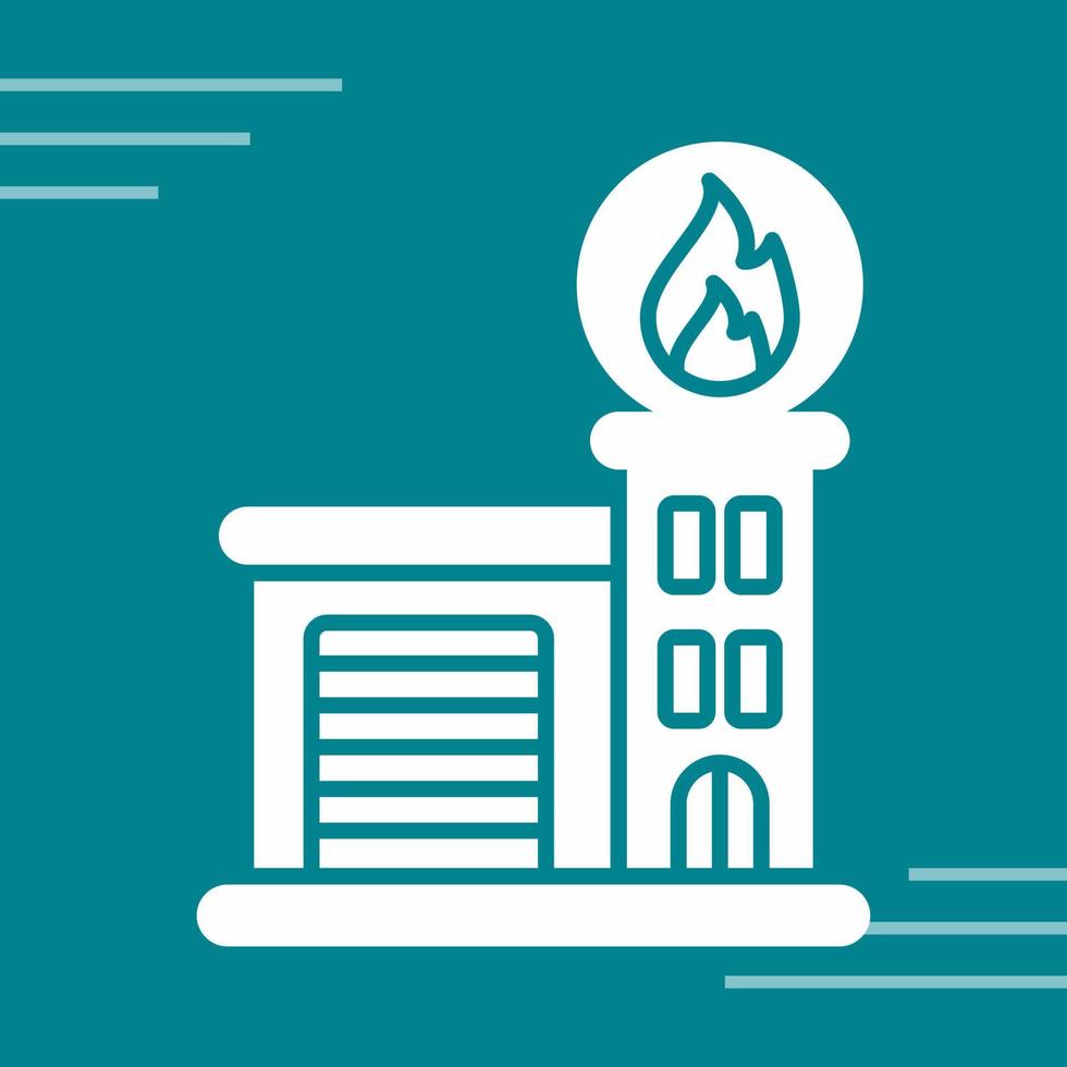 Fire Station Vector Icon