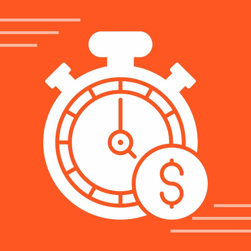 Time Of Money Vector Icon