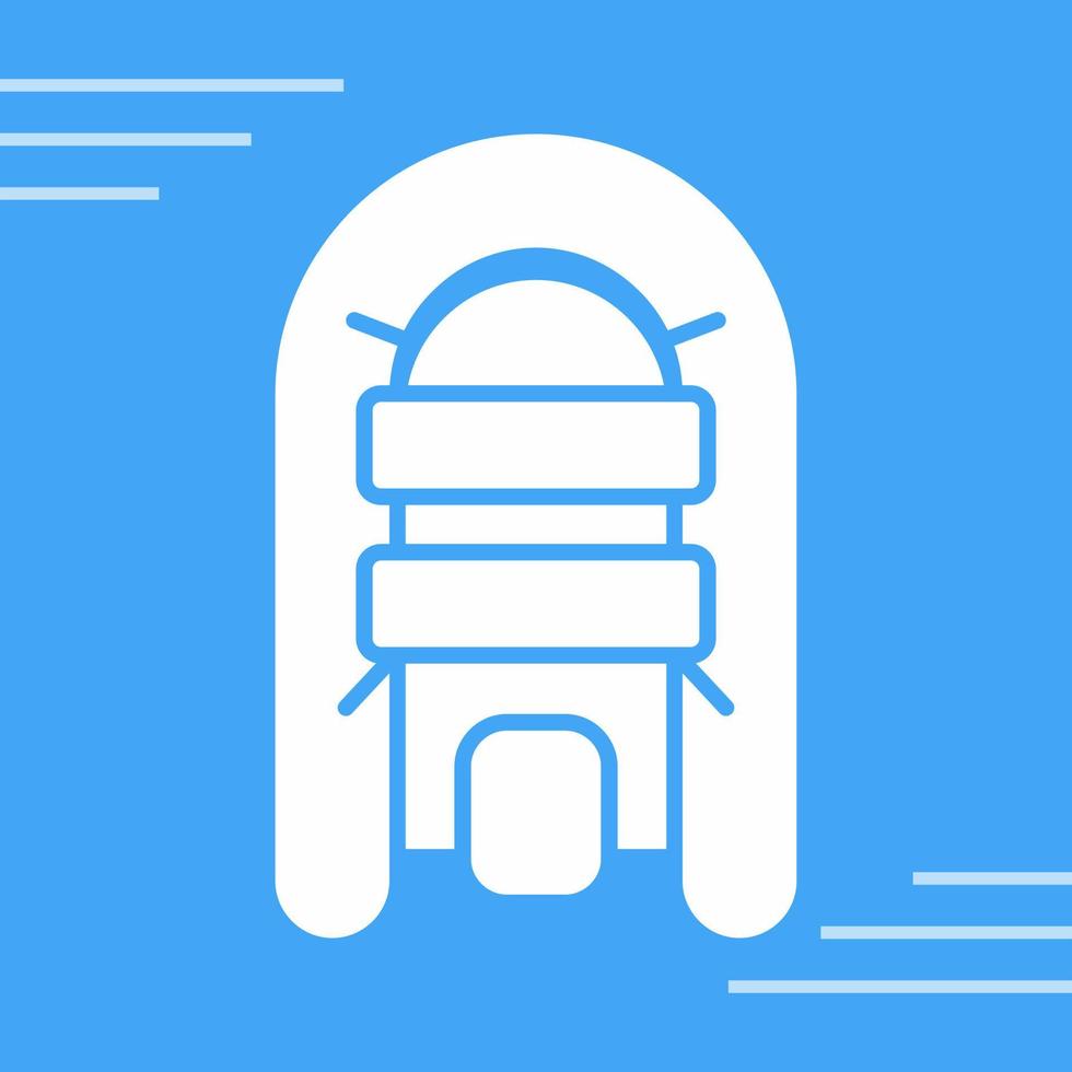 Inflatable Boat Vector Icon